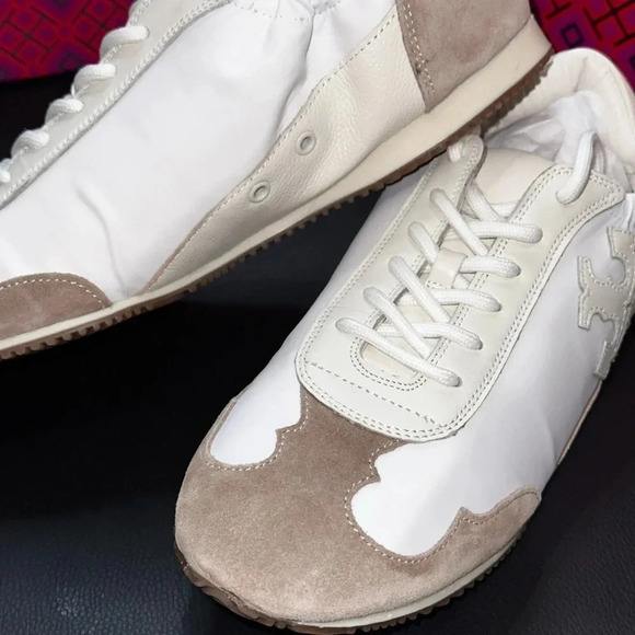 Tory Burch Vintage Double Trainer Sneaker Size 5 - Picture 4 of 10